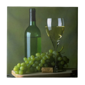 Todavía del vino teja Trivet de la vida