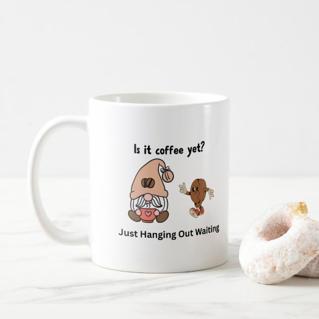 ¿Todavía es café con un Gnome en una taza de café? (Con donut)