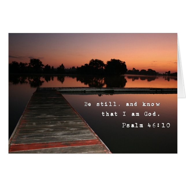 Todavía esté y sepa.  5x7 (Anverso (Horizontal))