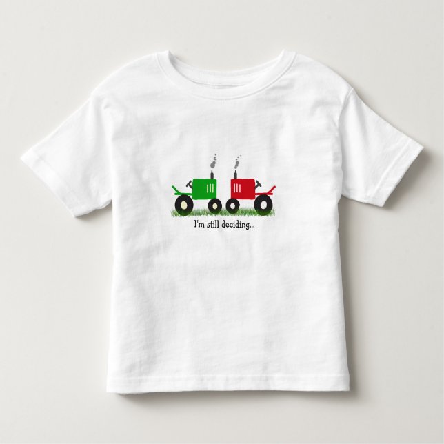 Todavía estoy decidiendo la camisa del tractor en (Anverso)