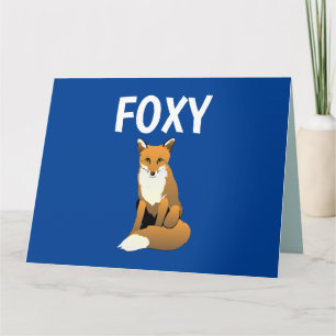 TODAVÍA FOXY FOX GRANDES TARJETAS DE CUMPLEAÑOS