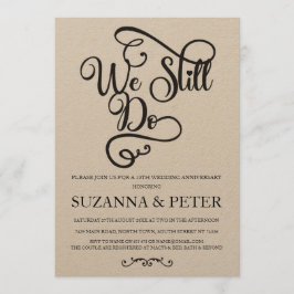 Todavía hacemos invitaciones elegantes de aniversa