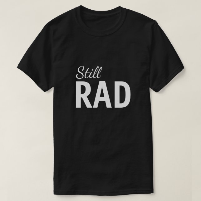 Todavía la camiseta gráfica de los hombres del Rad (Diseño del anverso)