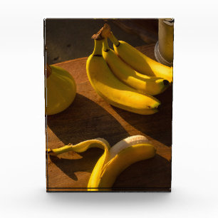 Todavía la vida con el bloque de fotos de la banan