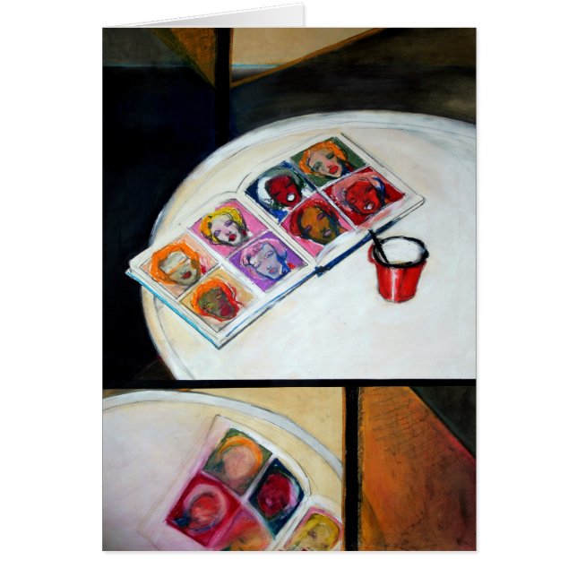 Todavía la vida con la tarjeta de libros y cancion (Frente)