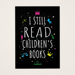 Todavía leo libros para niños