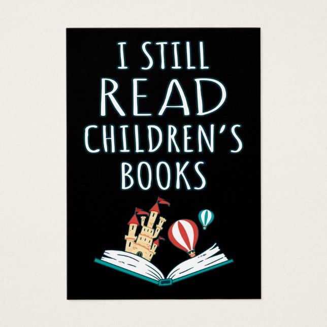 Todavía leo libros para niños II (Frente)