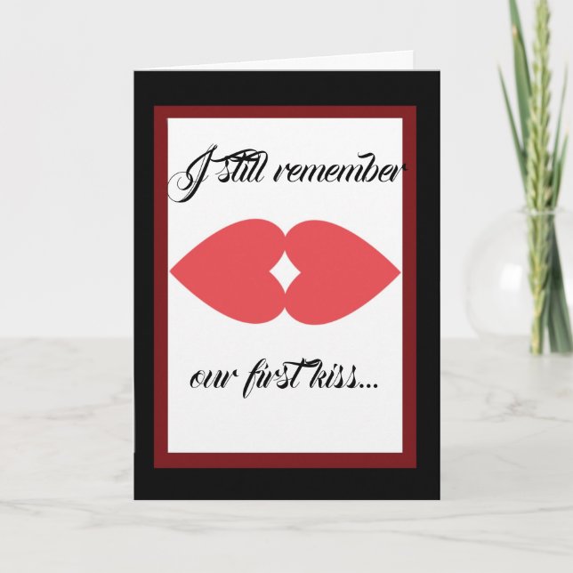 Todavía Recuerdo Nuestra Primera Tarjeta De Beso (Anverso)