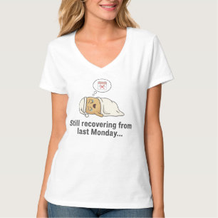 Todavía recuperándose de la camiseta del lunes pas