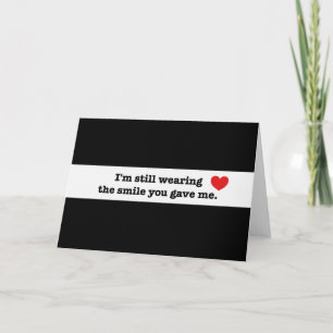 Todavía uso una tarjeta de sonrisa