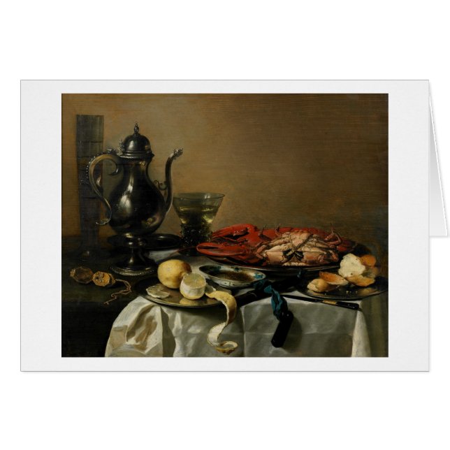 Todavía vida, 1643 (aceite en el panel) (Anverso (Horizontal))