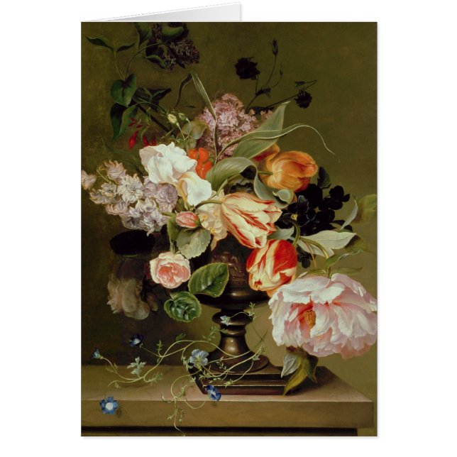 Todavía vida con las flores (Frente)