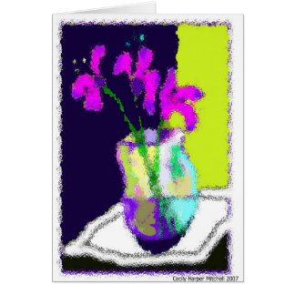 Todavía vida con los iris