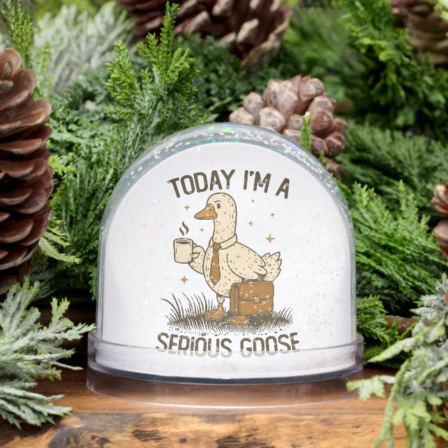 Today I'm A Serious Goose Funny Office Work Animal (Invierno)