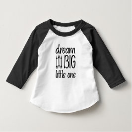 Toddler 3/4 Sleeve Raglan Cita camiseta