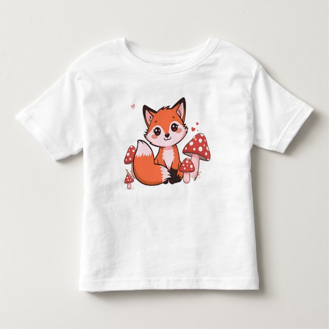 Toddler Fine Jersey T-Shirt (Cute Design) (Anverso)