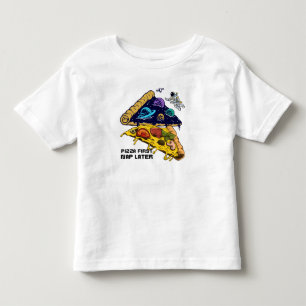 Toddler Fine Jersey T-Shirt - diseño de pizza