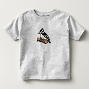 Toddler Fine T-Shirt de Jersey de Downy Woodpecker