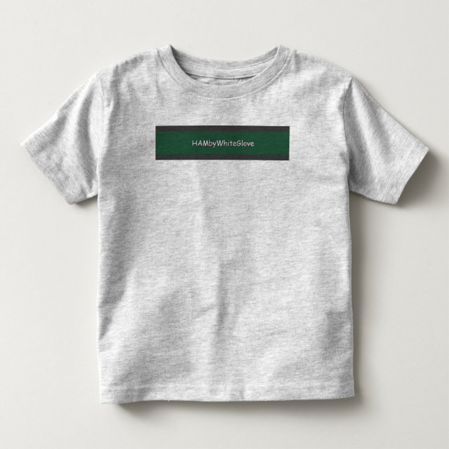 Toddler Gray/Green HAMbyWhiteGlove Fine Jersey T (Anverso)