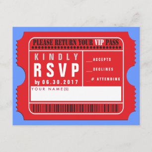 TODO ACCESO Tarjeta de respuesta VIP PASS Bar Bat