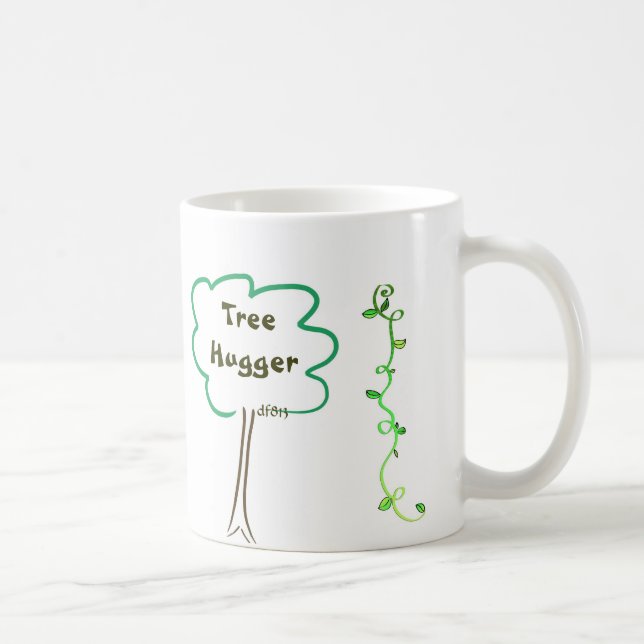 Todo alrededor del árbol Hugger con la taza de (Derecha)