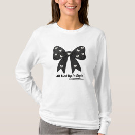 Todo Atado Con Estilo – Camiseta De Lazo Minimalis