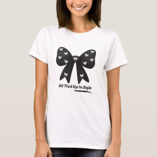 Todo Atado Con Estilo – Camiseta De Lazo Minimalis