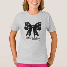 Todo Atado Con Estilo – Camiseta De Lazo Minimalis