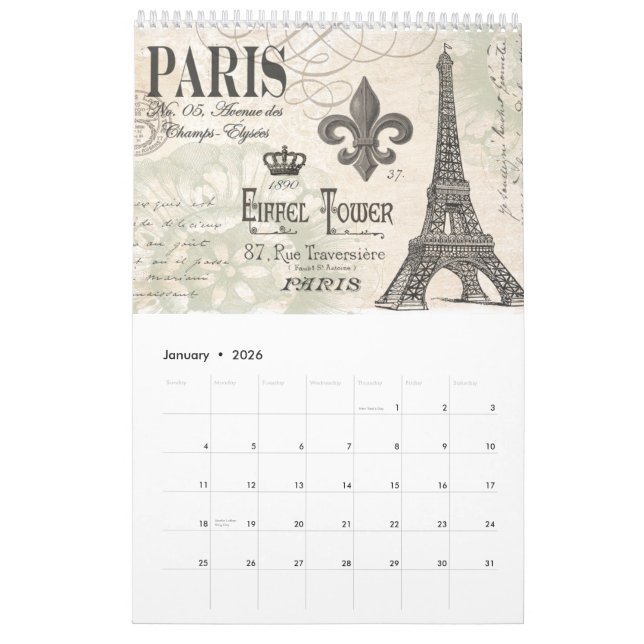 Todo calendario francés (Jan 2026)