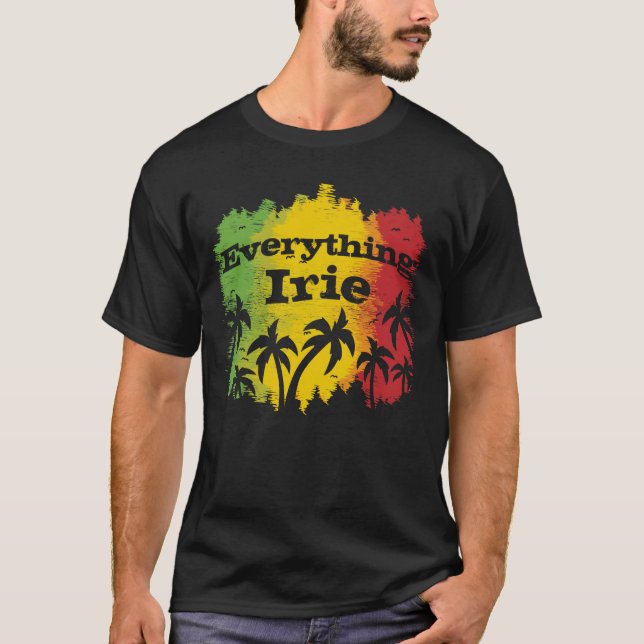 Todo camiseta de Irie con las palmeras (Anverso)