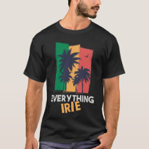 Todo camiseta de Irie del estilo del reggae de la