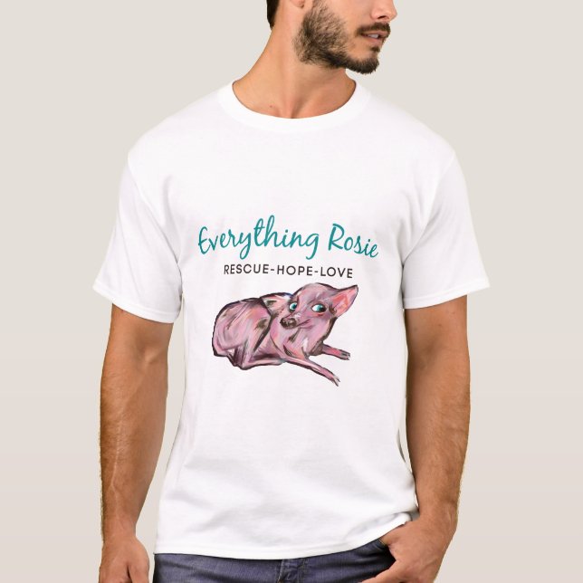 Todo camiseta para hombre básica de Rosie (Anverso)