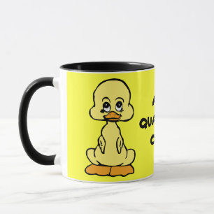 ¡TODO CRUJIENDO! taza de cerámica timbre pato amar