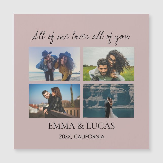 Todo de Mí Ama Todo de Ti Colografo de Fotos (Anverso)