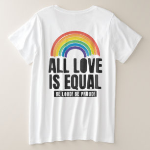 Todo el amor es igual orgullo LGBT igualdad de der