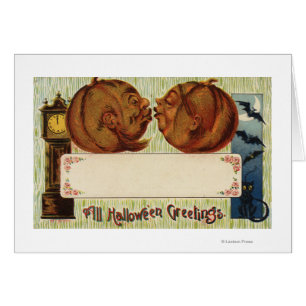 Todo el besarse de Halloween GreetingsPumpkins