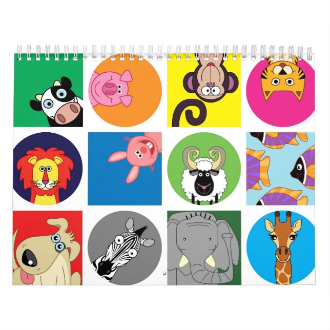 TODO EL CALENDARIO FELIZ DE LOS ANIMALES (Tapa)