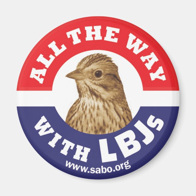 Todo el camino con el imán de los LBJ (Frente)