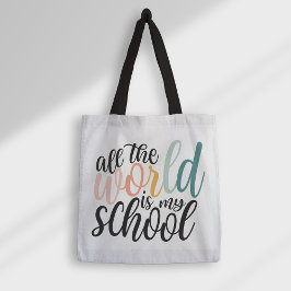 Todo El Mundo Es La Bolsa De Tote De Mi Colegio Ho