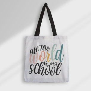 Todo El Mundo Es La Bolsa De Tote De Mi Colegio Ho
