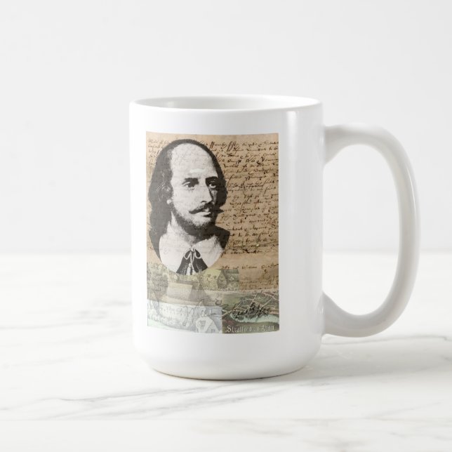Todo el mundo es una etapa Shakespeare y taza del (Derecha)