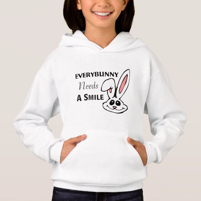 Todo El Mundo Necesita Una Sonrisa Chica Hoodie (Anverso)