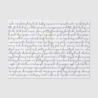 Todo el papel seda del lápiz labial de los colores