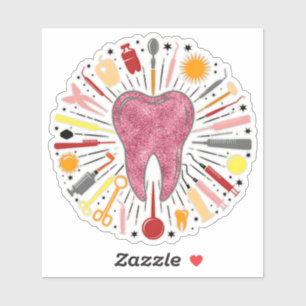 Todo el Pegatina dental