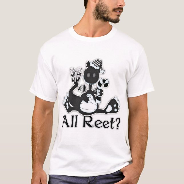 ¿Todo el Reet? Camiseta del dragón del navidad de (Anverso)