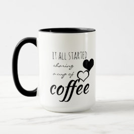 Todo empezó a compartir una taza de café