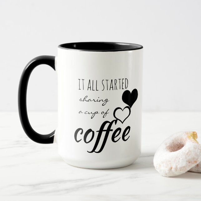 Todo empezó a compartir una taza de café (Con donut)