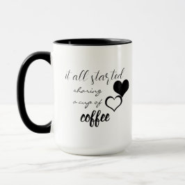 Todo empezó a compartir una taza de café