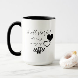 Todo empezó a compartir una taza de café