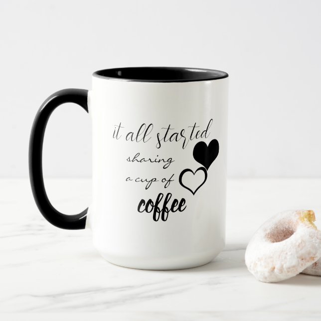 Todo empezó a compartir una taza de café (Con donut)